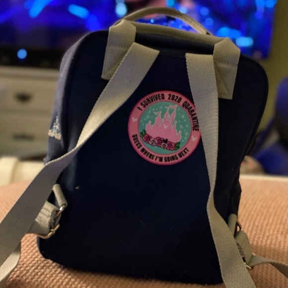 Custom Disney Loungefly Canvas Backpack - Picture 3 of 7